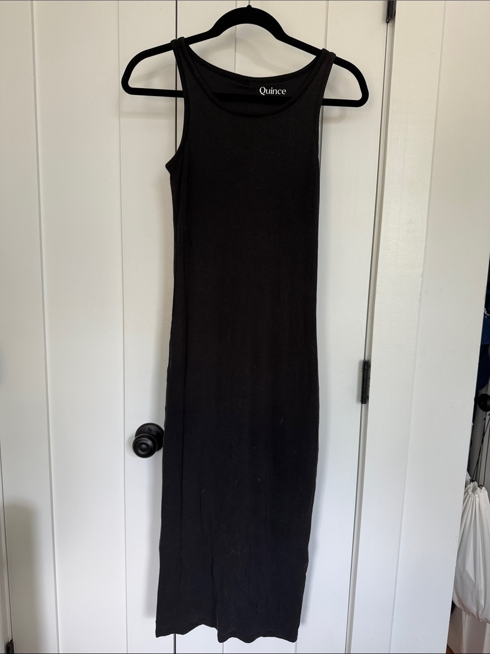 Quince Ribbed Tencel Midi Dress